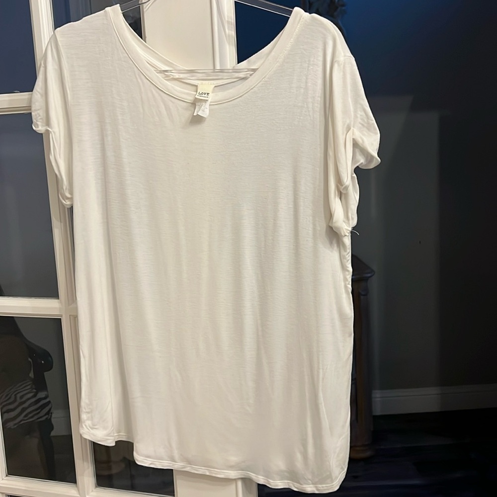 Vintage Look White Tee, very soft